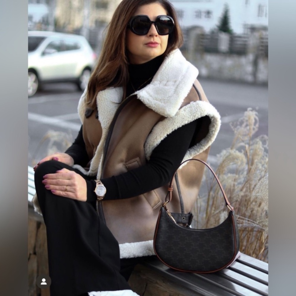 Zara COMBINATION FLEECE VEST - Picture 9 of 16